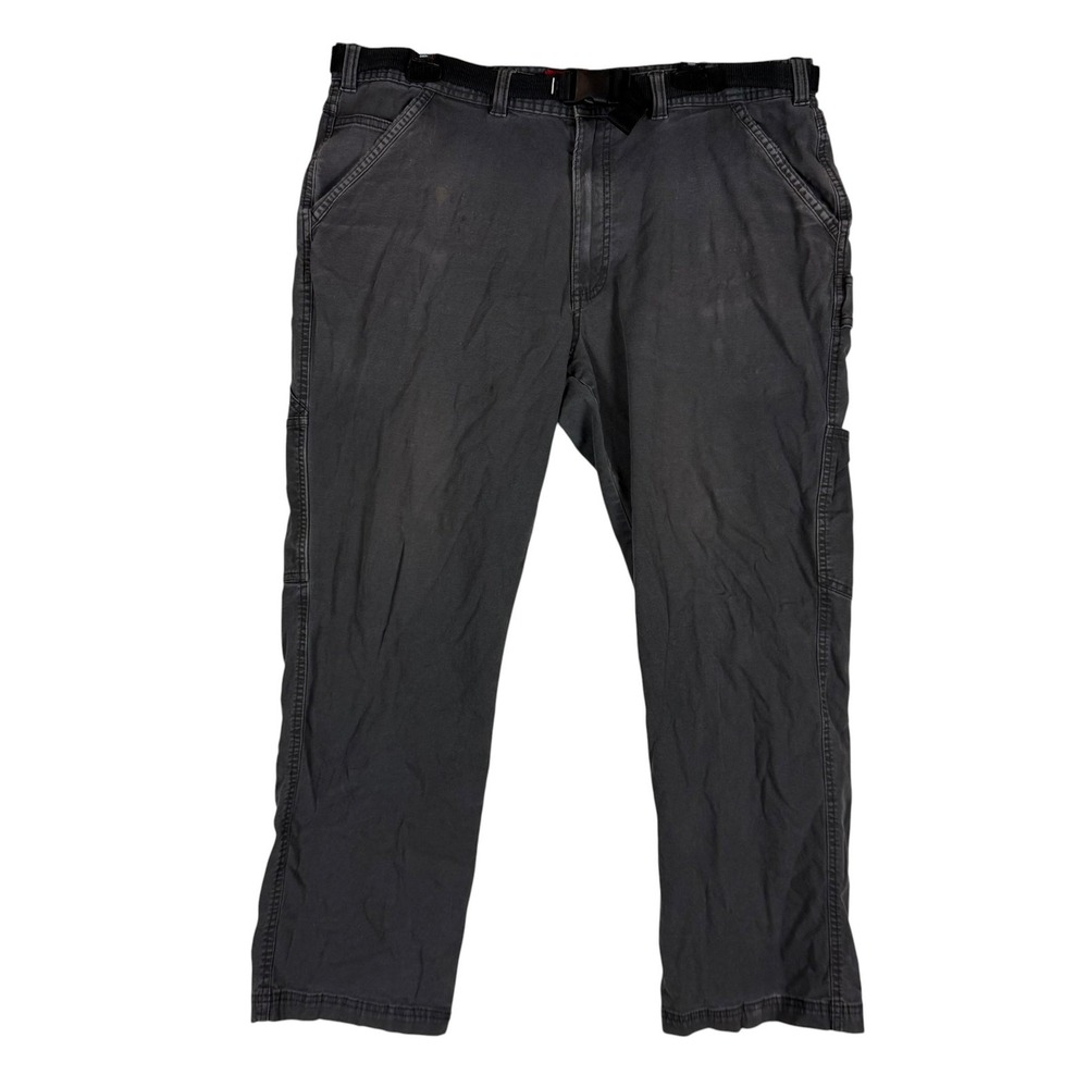 Coleman Pants Mens 38x32 Gray Carpenter Relaxed Fit‎ Canvas Utility Workwear